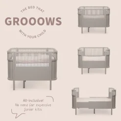 Sebra Bed, Baby and Junior – Jetty Beige