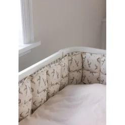 Sebra Bed Bumper, Kapok - Powder Blossom