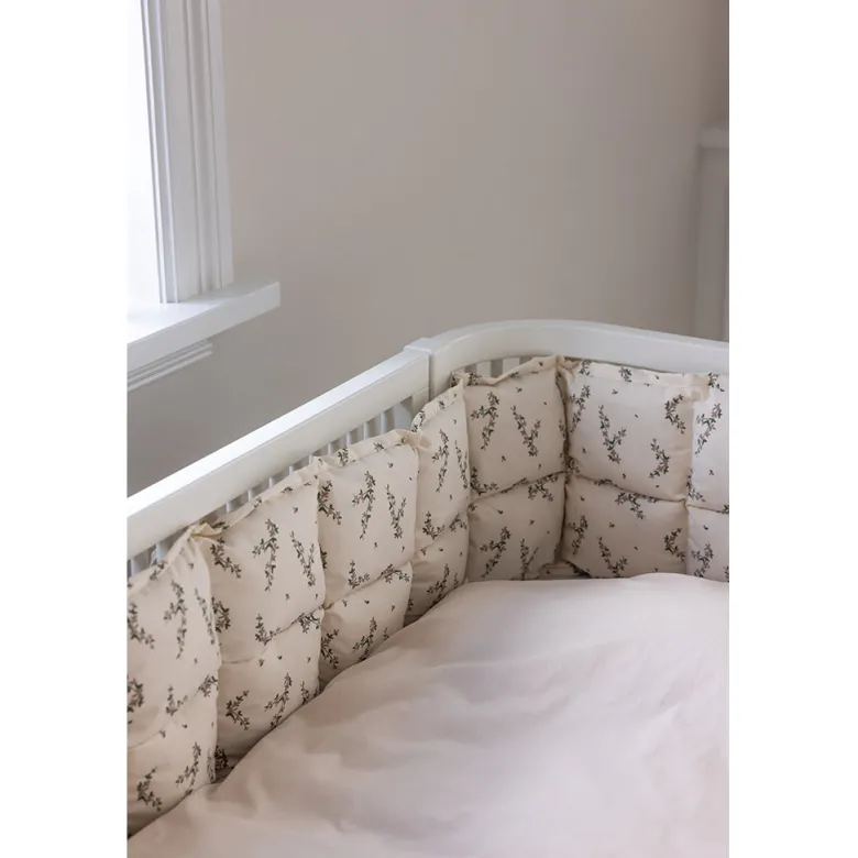 Sebra Bed Bumper, Kapok - Powder Blossom