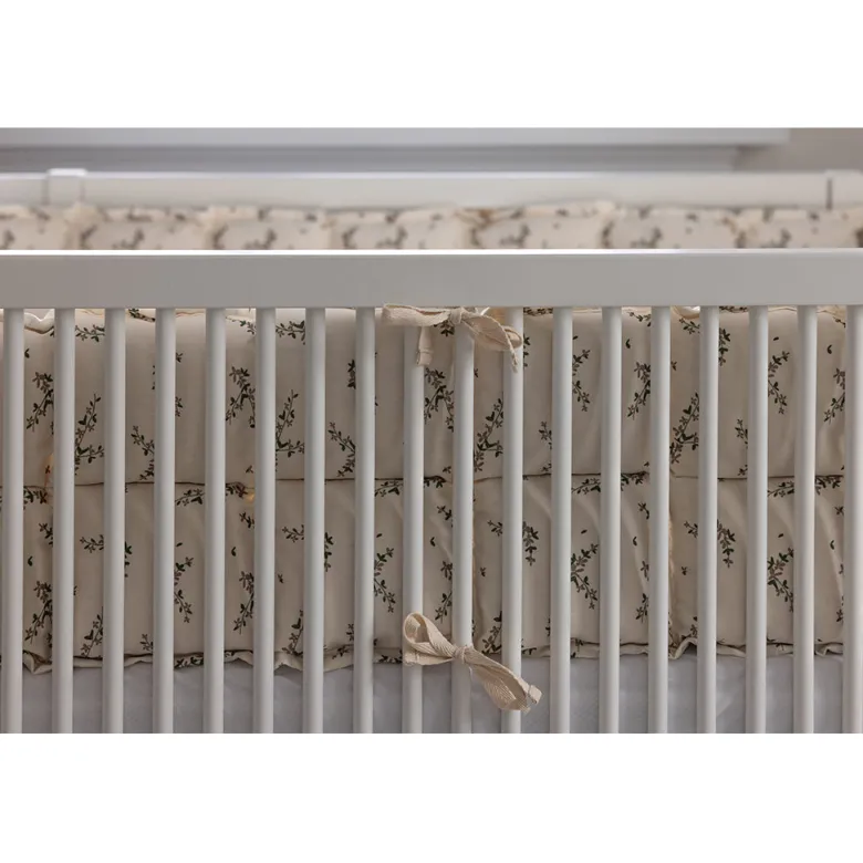 Sebra Bed Bumper, Kapok - Powder Blossom