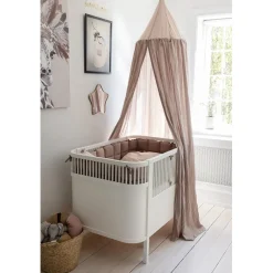 Sebra Bed Canopy, dobby-woven – Jetty Beige