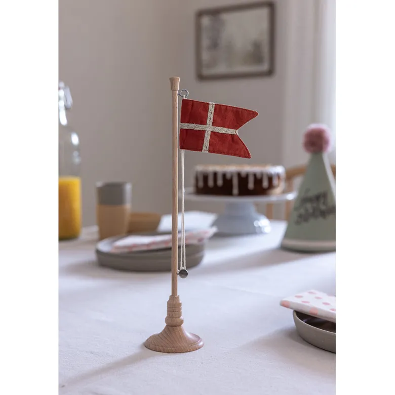 Sebra Birthday Table Flag, Wood