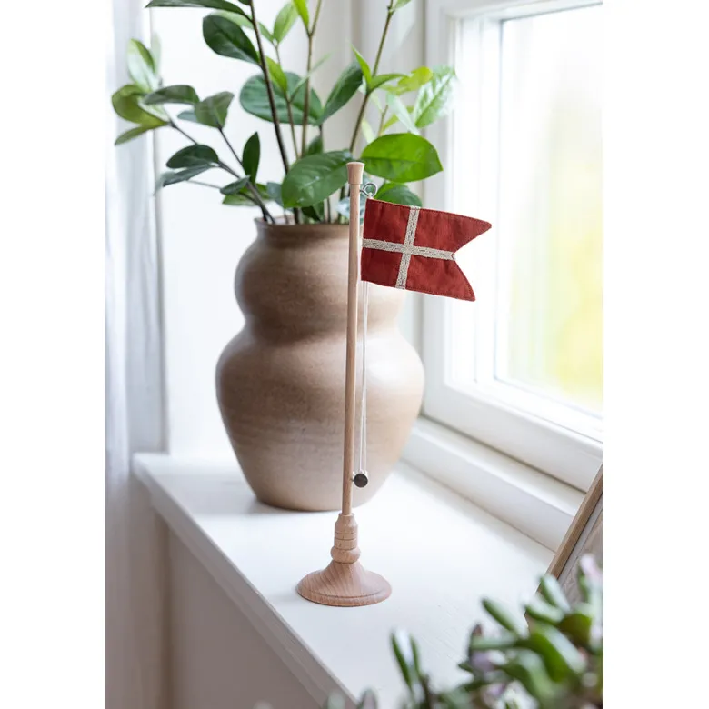 Sebra Birthday Table Flag, Wood