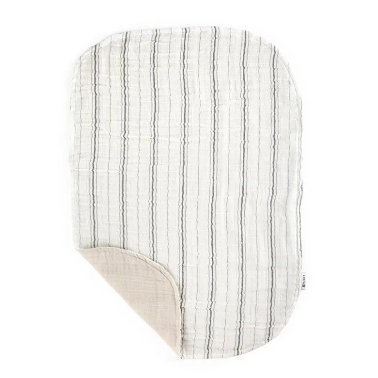Sebra Changing Mat 6-Layer, Set of 2 - Cream Stripe
