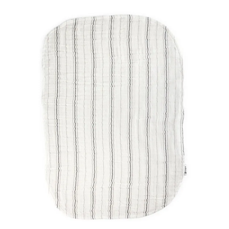 Sebra Changing Mat 6-Layer, Set of 2 - Cream Stripe