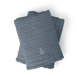 Sebra Changing Pads 6-Layer, Set of 2 - Muslin Blue