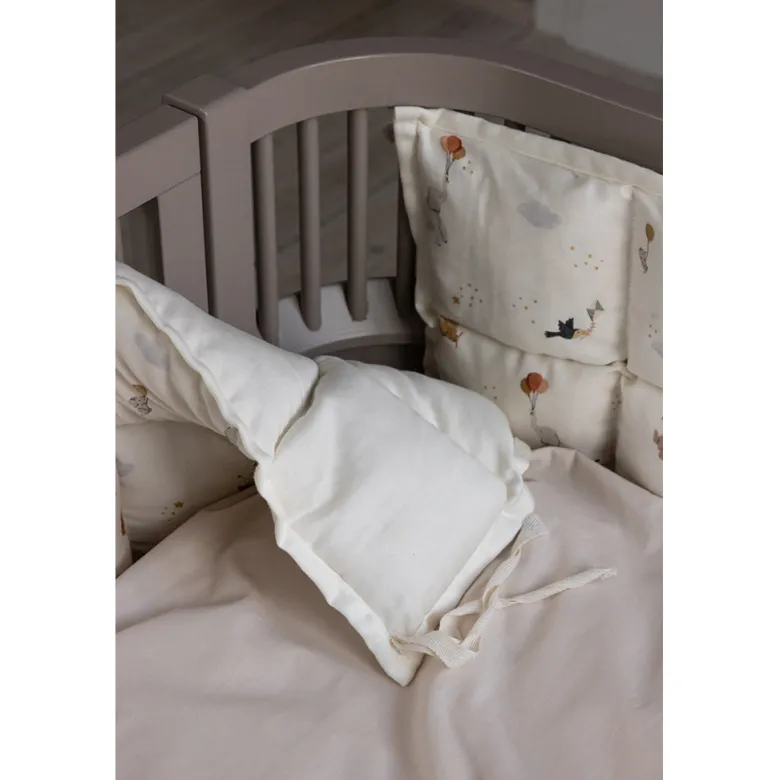 Sebra Cot Bumper, Kapok - World of Sebra