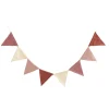 Sebra Double-Sided Flag Garland, Blossom Pink – 2.5 Metres