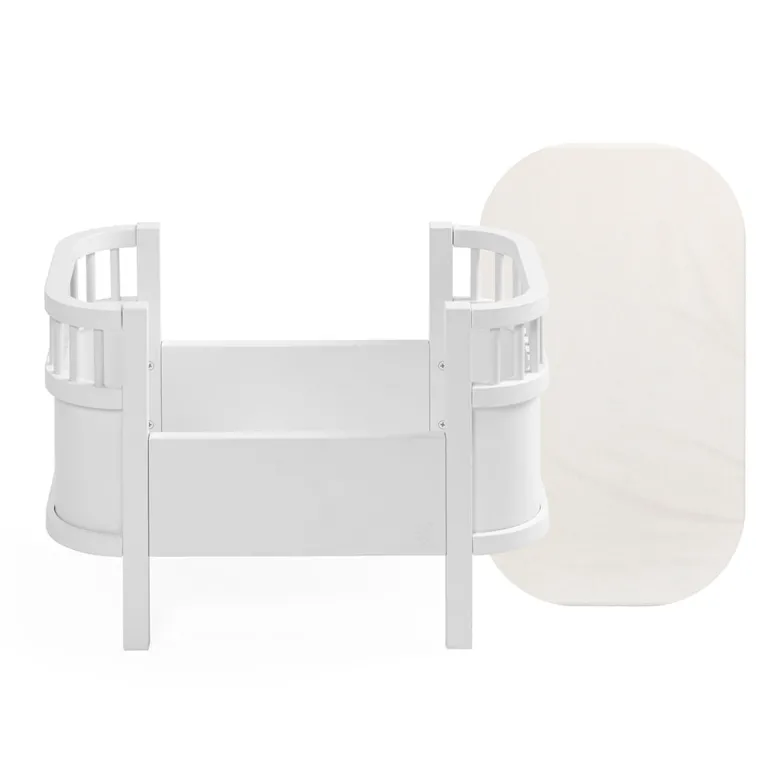 Sebra Dukkesengen + madras, white