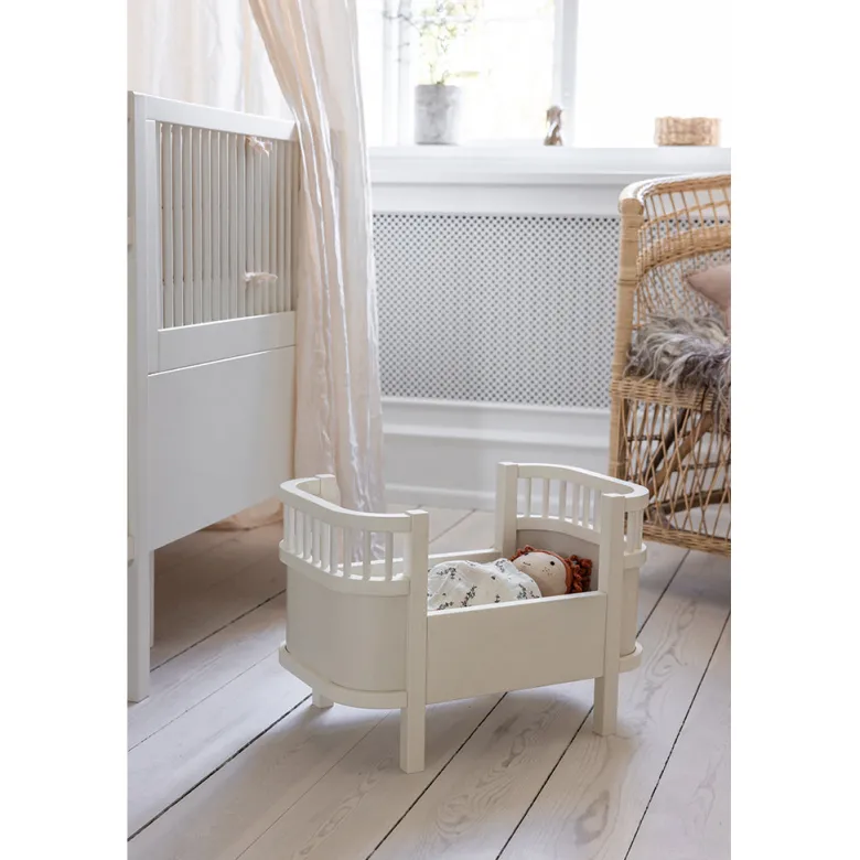 Sebra Dukkesengen + madras, white