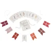 Sebra Flag Garland, Birthday Banner with Numbers 0-9