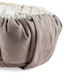 Sebra 3-in-1 Baby Nest, Baby Lift, and Play Mat, Sophora Leaves - Beige