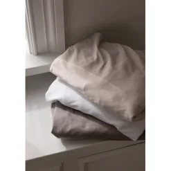 Sebra Jersey Fitted Sheets, Baby 70 x 120 cm, Set of 2 - White