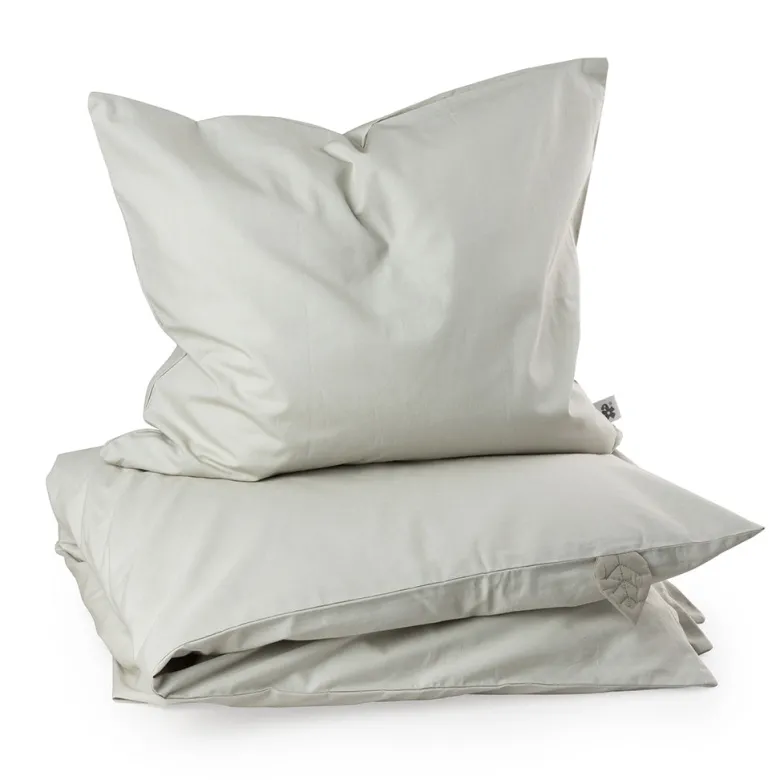 Sebra Junior Bed Linen, Organic – Mist Green