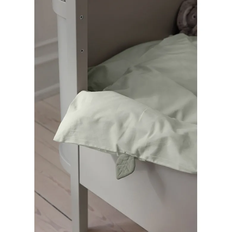 Sebra Junior Bed Linen, Organic – Mist Green