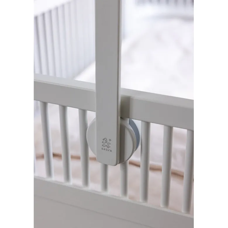 Sebra Mobile and Canopy Holder, Classic White