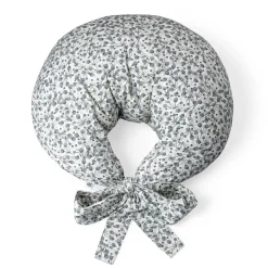 Sebra Nursing Pillow, Organic Cotton - Blue Olive