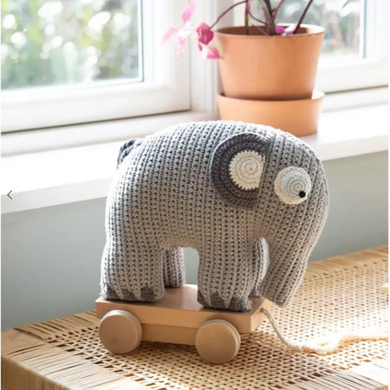 Sebra Pull-Along Toy, Fanto - Classic Grey