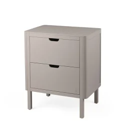 Sebra puslebord i træ, 2-i-1 design m. skuffer - Jetty beige