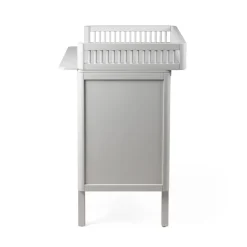 Sebra puslebord i træ, 2-i-1 design m. skuffer - Stone