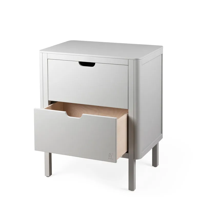 Sebra puslebord i træ, 2-i-1 design m. skuffer - Stone
