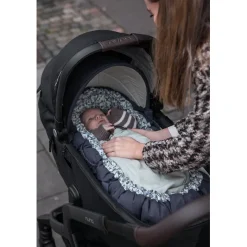 Sebra Stroller for 3-in-1 Babynest, Blue Olive
