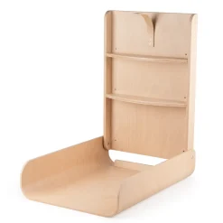 Sebra Væghængt puslebord i træ, Wooden Edition