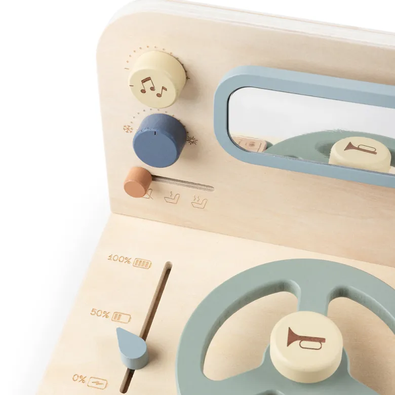 Sebra Wooden Activity Panel, Car