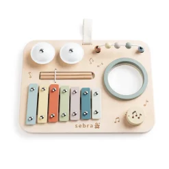 Sebra Wooden Activity Panel with Musical Features