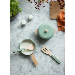 Sebra Wooden Kitchenware, Pot and Pan Set