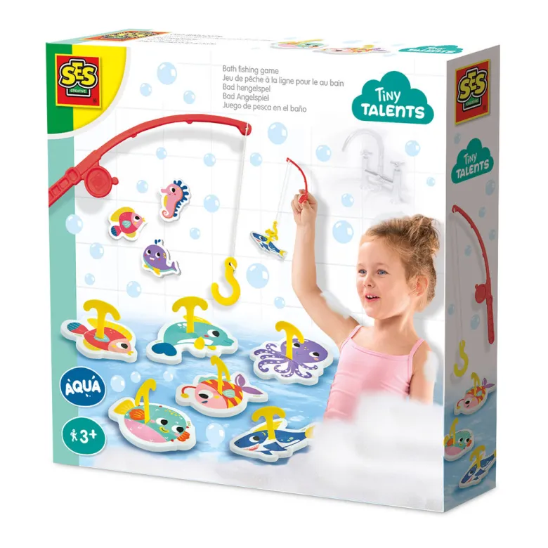 SES Creative Bath Toy, Fishing Game - Foam Fish