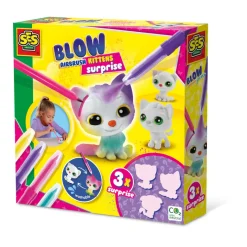 SES Creative Blow Pens, Decorate 3 Kittens