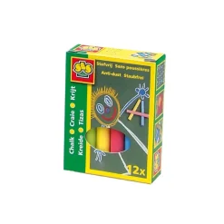 SES Creative Chalk for Traditional Chalkboards - 12 Colors