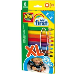 SES Creative Color Pencils, My First Color Pencils - Set of 8