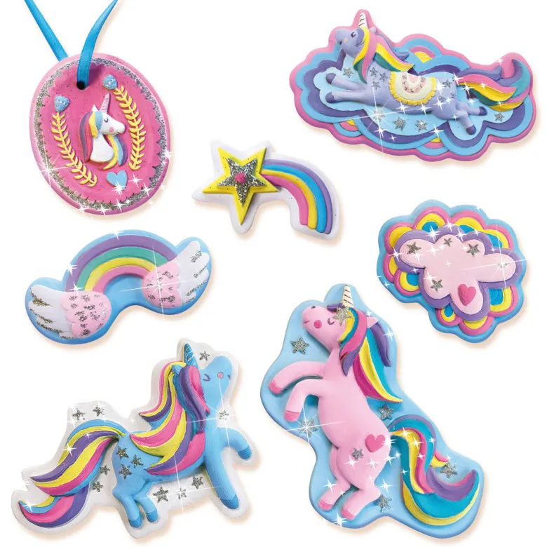 SES Creative Creative Kit, Cast and Paint – Unicorns in Plaster