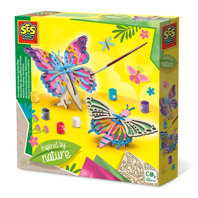 SES Creative Decorate Wooden Butterflies