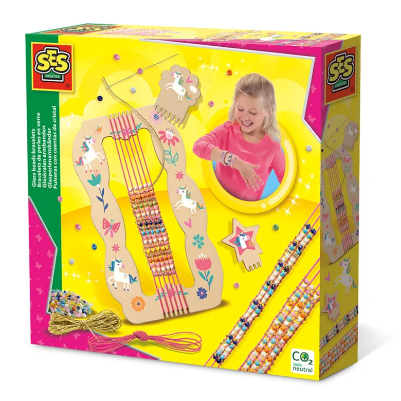 SES Creative, Glass Bead Bracelet Weaving Kit