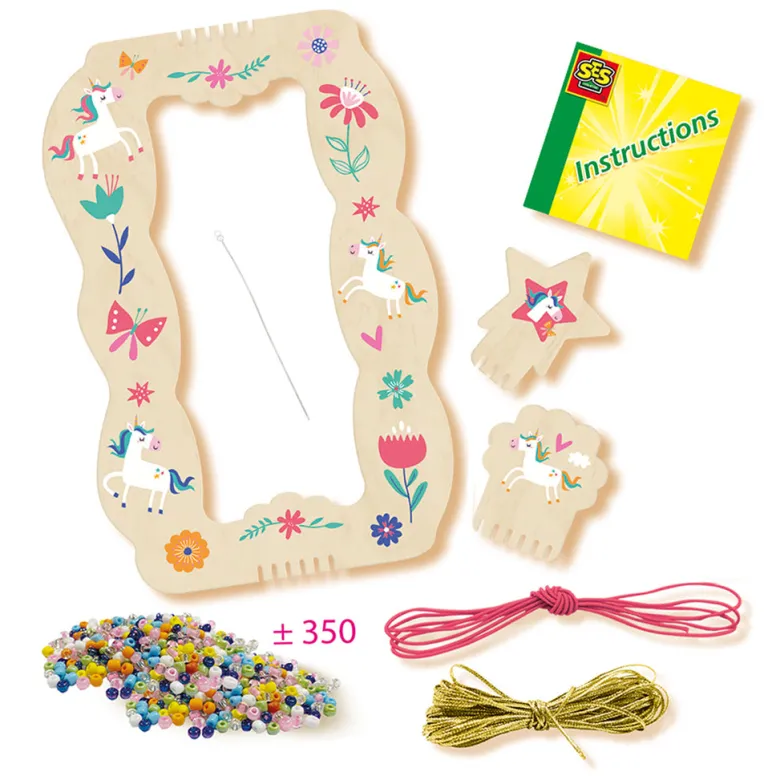 SES Creative, Glass Bead Bracelet Weaving Kit