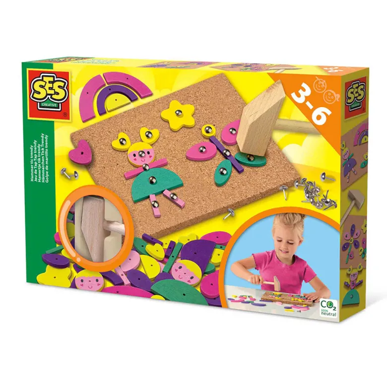 SES Creative Hammer and Nail Set, Trendy