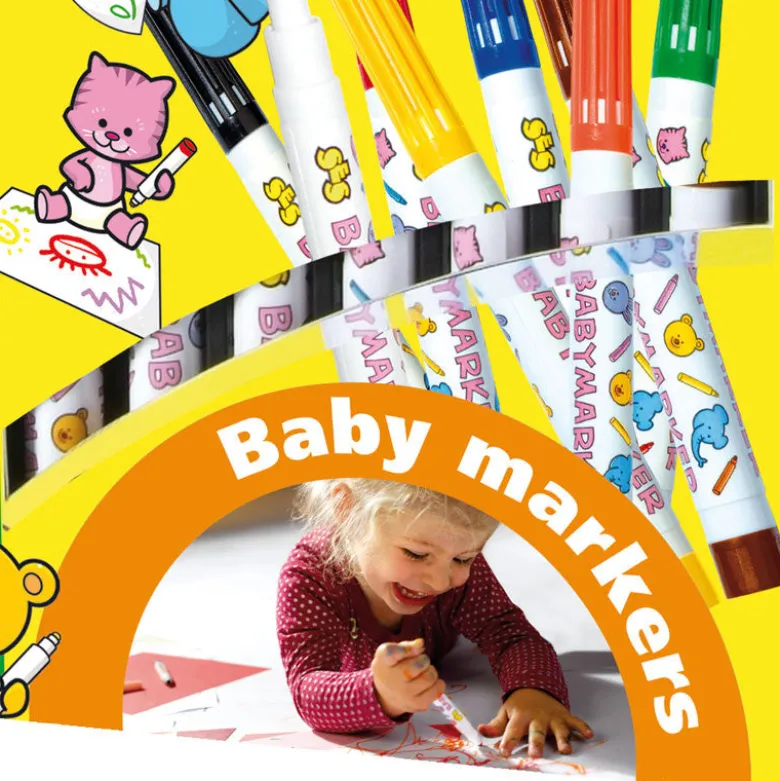 SES Creative My First Markers, Set of 8 - Soft Baby Colors