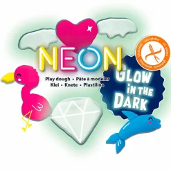 SES Creative Neon Glow Modeling Clay
