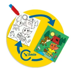 SES Creative, Paint with Water - Travel Coloring Book