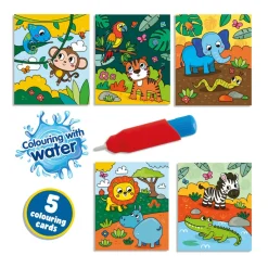 SES Creative, Paint with Water - Safari Coloring Book