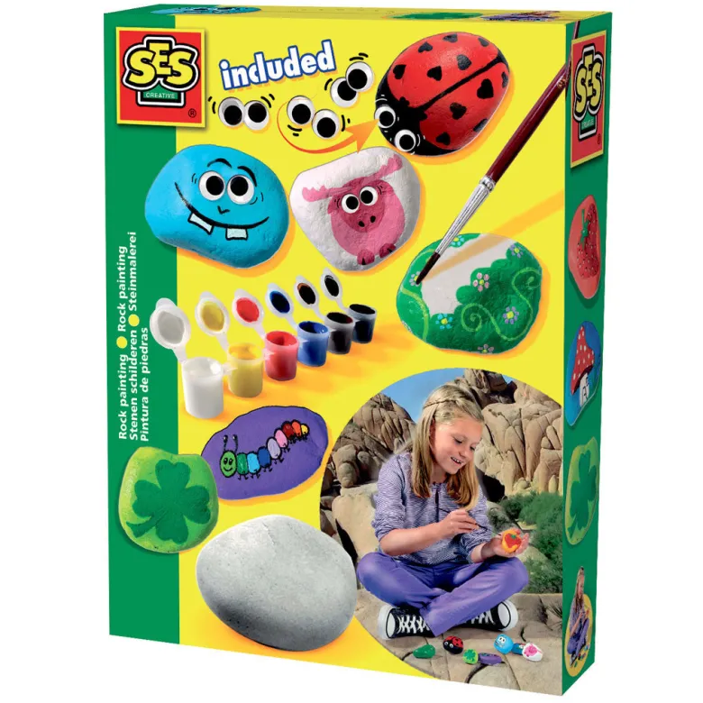 SES Creative Paint Your Own Decorative Stones