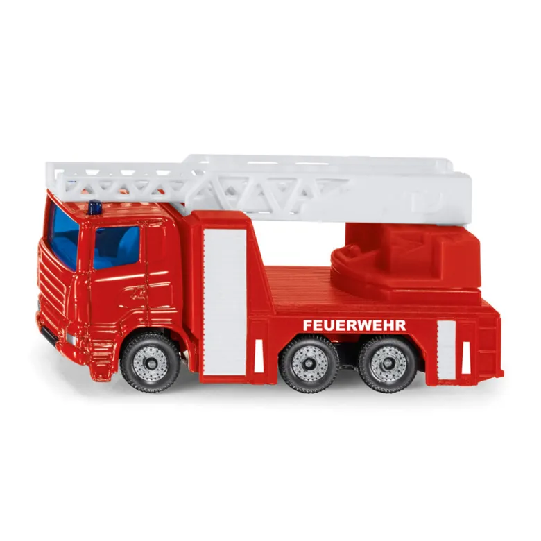 Siku Fire Engine with Ladder, 8.4 x 3.2 cm