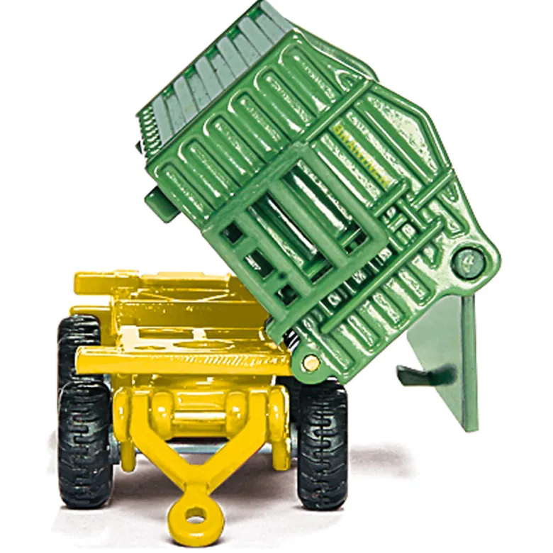 Siku John Deere Front Loader with Trailer, 1:87 Scale