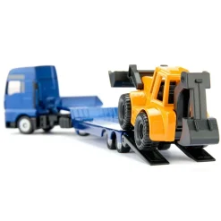 Siku MAN Low Loader with Backhoe Loader