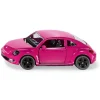 Siku Toy Car, VW The Beetle, Pink - 7.8 x 3.6 cm
