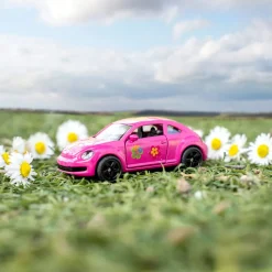 Siku Toy Car, VW The Beetle, Pink - 7.8 x 3.6 cm