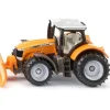 Siku Tractor, Massey Ferguson with Snow Plow - 7.8 x 9.7 cm